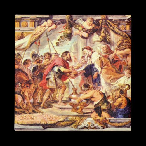 Abraham with Melchizedek by Paul Rubens Refrigerator Magnets