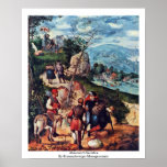 Abraham'S Sacrifice By Braunschweiger Monogrammist Print