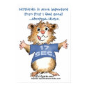 Abrahamster 17 Sec Cartoon Poster Print