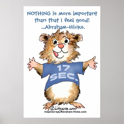 Abrahamster 17 Sec Cartoon Poster Print by zooogle