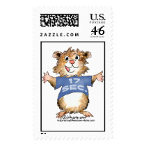 Abrahamster 17 Seconds Custom Postage Stamp