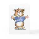 Abrahamster 17 Seconds Greeting Card / Notecard