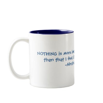 Abrahamster , Feel Good Mug by zooogle