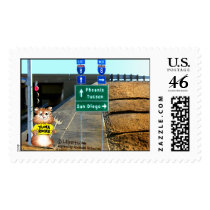 Abrahamster in Yuma Custom Postage Stamps