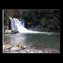 Abrahm Falls Postcard postcards