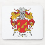 Abreu Family Crest Mouse Pad