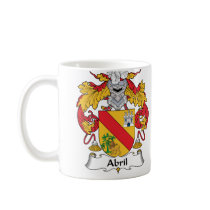 Abril Family Crest Coffee Mugs