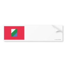 Abruzzo flag bumper sticker