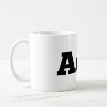 Absence of Wax / "AoW" logo coffee mug