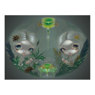 Absinthe : Anise and Artemisia ART PRINT fairy print