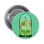 Absinthe Art Nouveau Buttons