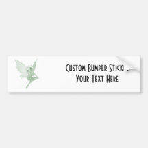 Absinthe Art Signature Green Fairy 1A Bumper Sticker