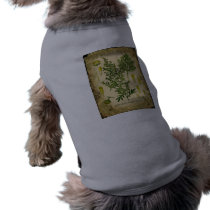Absinthe Botanical Collage pet clothing by opheliasart Absinthe Botanical Collage pet clothing