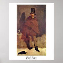 Absinthe Drinker By Edouard Manet Print