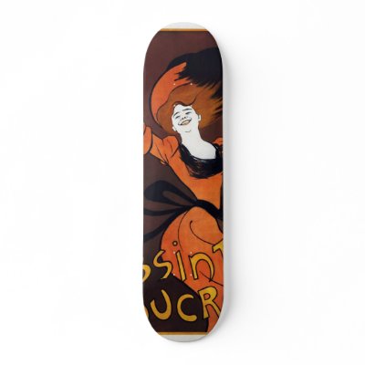 Absinthe Ducros Skate Board by AbsintheFairy