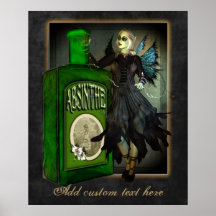 Absinthe Faerie Custom Poster