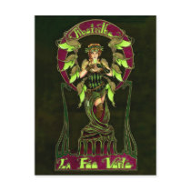 Absinthe Fairy Postcard postcards