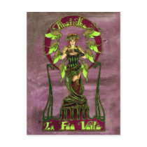 Absinthe Fairy Postcard postcards