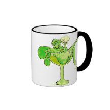 Absinthe Girl In Glass (no text) Mugs