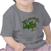 Absinthe Girl In Glass Shirts