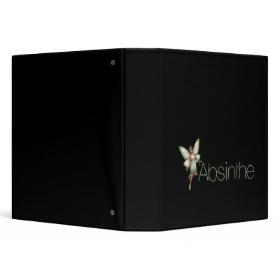 Absinthe Green Fairy In 3D Vinyl Binders by VoXeeD
