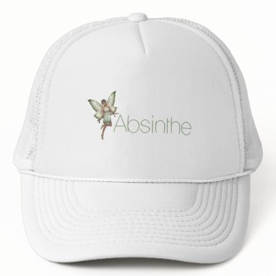 Absinthe Green Fairy In 3D Mesh Hats by VoXeeD