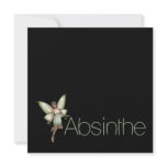 Absinthe Green Fairy In 3D Invite
