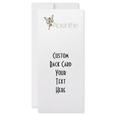 Absinthe Green Fairy In 3D Rack Cards by VoXeeD