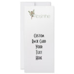 Absinthe Green Fairy In 3D Rack Cards