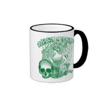 Absinthe Green Fairy Lady Mug