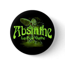 Absinthe La Fee Verte Fairy With Glass buttons by opheliasart Absinthe La Fee Verte Fairy With Glass buttons