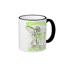 Absinthe La Fee Verte Fairy With Glass Mug