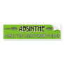 ABSINTHE MAKES THE HEART GROW FONDER BUMPER STICKERS