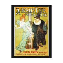 Absinthe parisienne post card