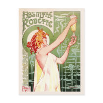 Absinthe Robette (cream) Postcard