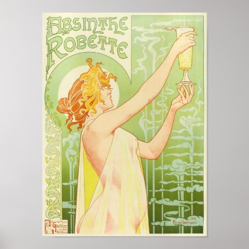 Absinthe Robette, Henri Privat-Livemont posters