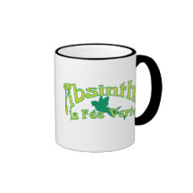 Absinthe Text La Fee Verte Mug