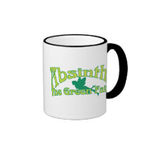 Absinthe Text The Green Fairy Coffee Mug
