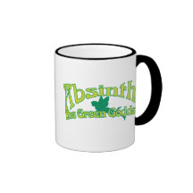 Absinthe Text The Green Goddess Coffee Mugs