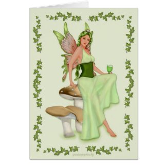 Absinthe - The Green Fairy card