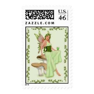 Absinthe - The Green Fairy stamp