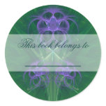 Absinthe Tulips Bookplate Stickers