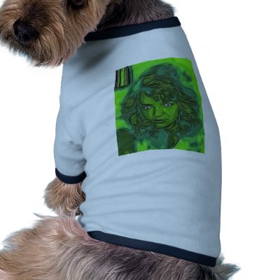 ABSINTHE VISIONS DOG TSHIRT by Tammera59