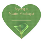 Absinthini Fractal Bookplate Sticker