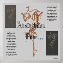 Absinthium Love ... Poster Print