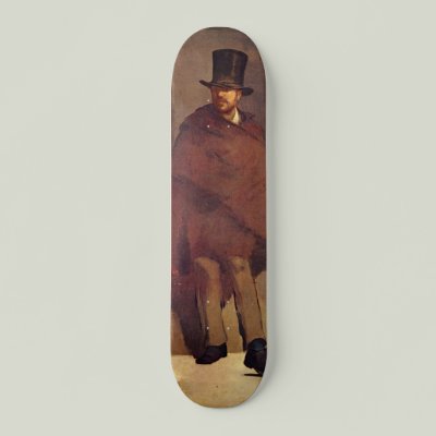 Absinthtrinker Manet, Édouard Skate Board Deck by AbsintheFairy