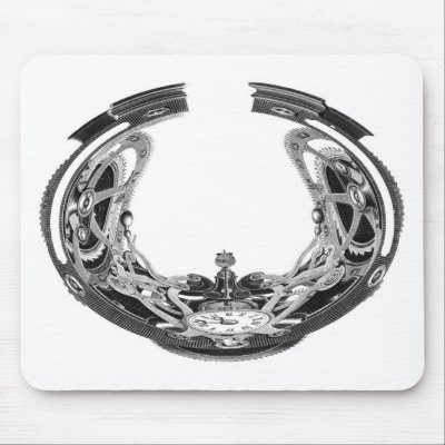 Absolute Time Mouse Pads by REDINARD