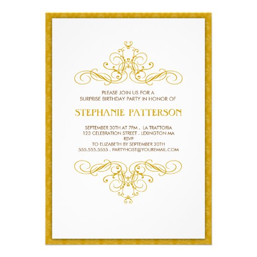 Absolutely Fabulous 50th Birthday Party Invitation