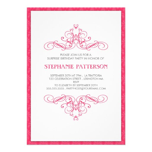 Absolutely Fabulous 50th Birthday Party Invitation