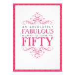 Absolutely Fabulous 50th Birthday Party Invitation